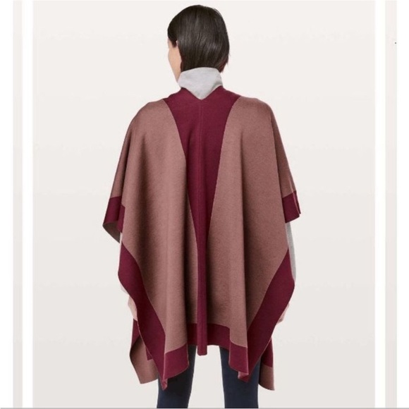 Lululemon Bundle Up Wrap Scarf Merino Wool Blend Spanish Oak Savannah O/S NWT - Picture 2 of 2